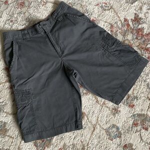 Eddie Bauer Charcoal Cargo Shorts